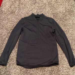 Under Armour Green Men's Quarter-Zip Performance Cold Gear Pullover